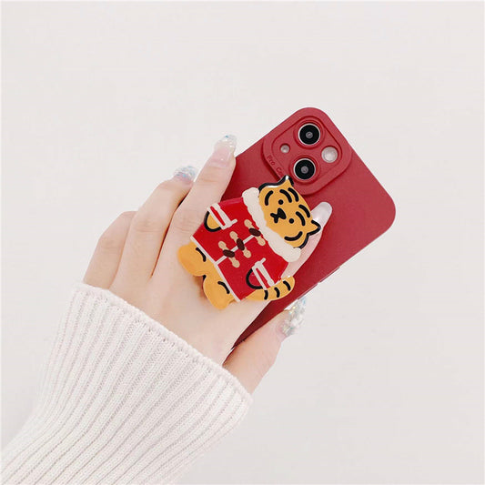 Tiger Year Cute Cartoon Small Brain Axe Protective Cover