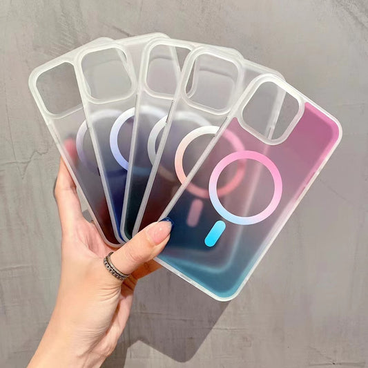 Wireless Magnetic Attraction Of Gradually Changing Mobile Phone Case